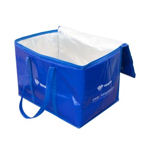 Beg Penyejuk Beg Beli Belah Terma Barangan Runcit Boleh Digunakan Semula Bertebat Tugas Berat Kilang