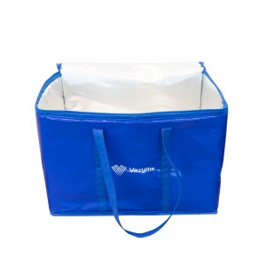 Výrobná tepelná nákupná taška na veľké zaťaženie, izolovaná, opakovane použiteľná, chladiaca taška