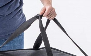 Square Pizza thermal insulated bag portable Nylon Cooler Bags nga adunay foil foam