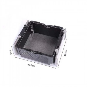 colorful 38L 28L 19L 25L 48L collapsible EPP Foam Cooler Bin Food Delivery Box for grocery