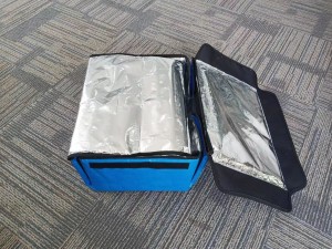 Collapsible 38L insulation carrier bag အကြီးစားအအေးခံအိတ်