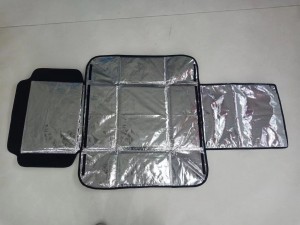 sammenleggbar 38L isolasjonsbærepose kraftig kjølebag