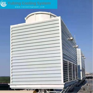 Cross Flow Square Water Cooling Tower for Plastic Injection