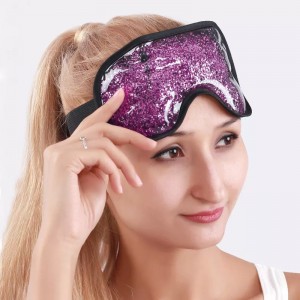 Private Label Cooling Gel Patch Gel Eye Mask With Ultra Soft Fabric Backing