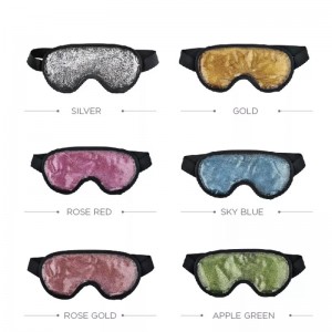 Private Label Cooling Gel Patch Gel Eye Mask With Ultra Soft Fabric Backing