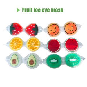 Fruits Gel Eye Mask for Dark Circles and Puffiness Reusable Cooling Ice Eye Masks Relief Migraine