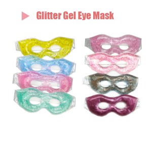 Ice Eye Mask Cold Eye Mask Frozen with Plush Backing for Headache, Migraine