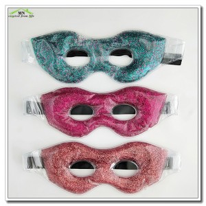 Cooling eye Mask Cold Gel Compress Pack with Glitter sequim
