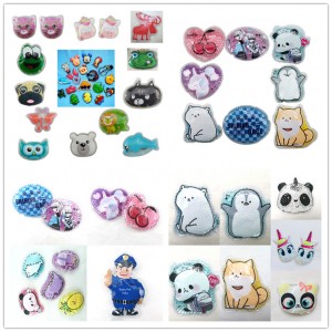 Cute cartoon gel beads pack Kid’s Ice Packs For injuries  relief pain