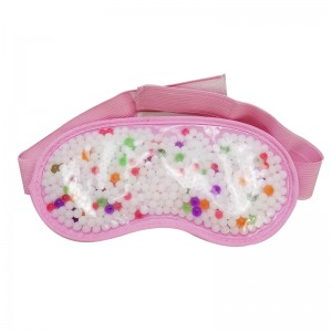 Ice pack factory colored beads cooling eye mask relieves puffiness
