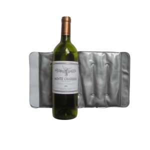 Rectangular Velcro adjustable ice wine cover PVC environmental protection wine cover to keep cold