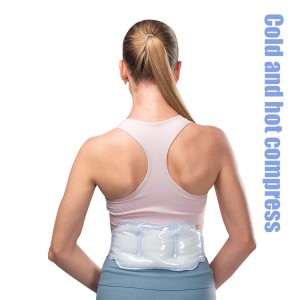 Super soft flannelette cold and hot compress waist ice bag Ice hockey bag waist ice bag ice bead protector