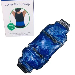Super soft flannelette cold and hot compress waist ice bag Ice hockey bag waist ice bag ice bead protector