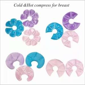 Cheapest Factory Cool Pack For Injuries - Cold and hot breast compress pad gel bead ice pack nursing pain relief for mastitis – Moen