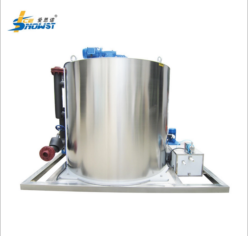 ICESNOW 20 tons/day  Stainless Steel Ice Machine Evaporator Flake Ice Generator For Ammonia System