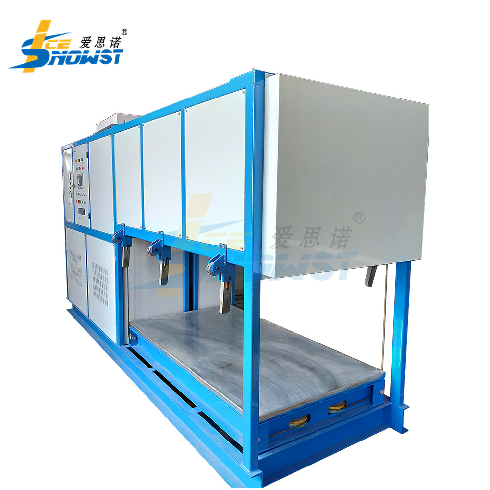 ICESNOW 3Ton/day Direct Cooling Block Ice Plant fast cooling for fishery