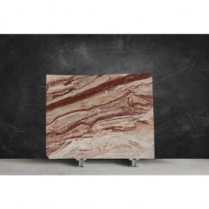 Natural Marble Monica Red slabs and blocks