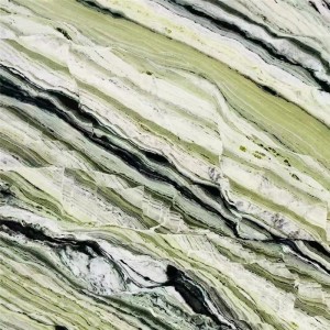Chinese wholesale Ming Green Marble - Chinese Natural Green Marble Raggio Verde Polished Slab – ICE STONE