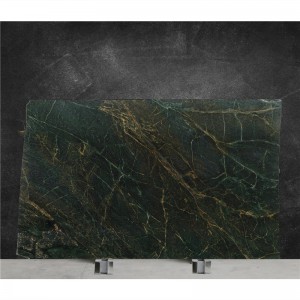 Suosittu Luxury Lush Volcanic Green Marble Block