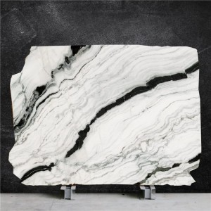 Panda White Marble Block White Nature Stone