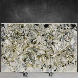 Dalle de marbre Ice Connect Marble White Beauty Ice Jade