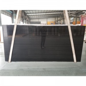 High-end China Black Wood Marble For Floor And Countertop