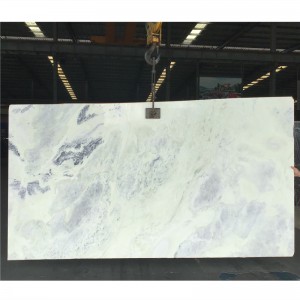 Populāri produkti Augstākās kvalitātes gaiša nefrīta marmora plāksne mājas dekorēšanai
