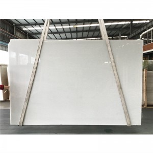 Classic Popular Hot Sale Vietnam White Crystal White Pure White Marble Slab