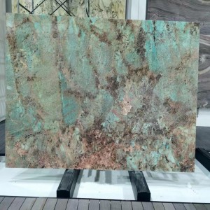 حجر الأمازونيت الأخضر الطبيعي الكوارتزيت