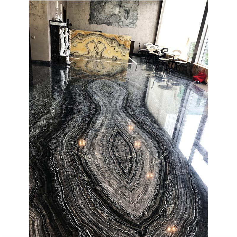 China Europe style for Honey Onyx Marble - Silver Wave Ancient