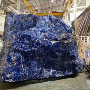 Brazilian Sodalite Blue Azul Bahia Luxurious Quartz Stone for Your Home