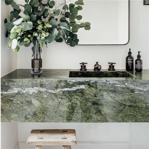 ჩინეთის ბუნებრივი Ming Green Verde Ming Marble