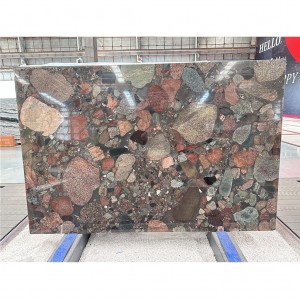 Exotic Natural Rainbow Stone for Exterior and Interior Design