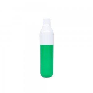 दो-रंग की स्प्लिसिंग बेलनाकार बोतल