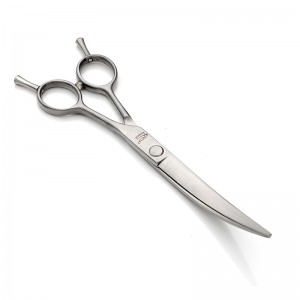 Factory made hot-sale China Curved Grooming Scissors Professional Scissors Pet Tailor Scissors Beauty Scissors