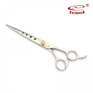 Wholesale Discount China Pet Cat Dog Hair Stainless Steel Straight Scissors