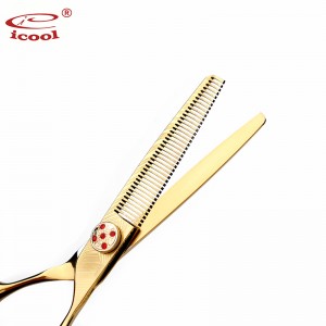 Factory making China Hot Sales Japanese 440c Steel 6.0 Inch Beauty Shears Hair Cutting Scissors