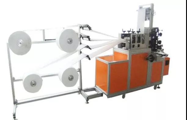 Fully automatic cup mask machine for the production of N95 masks