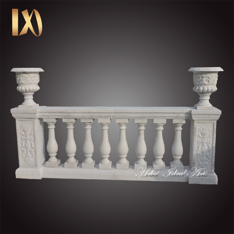 Decoration marble staircase railing