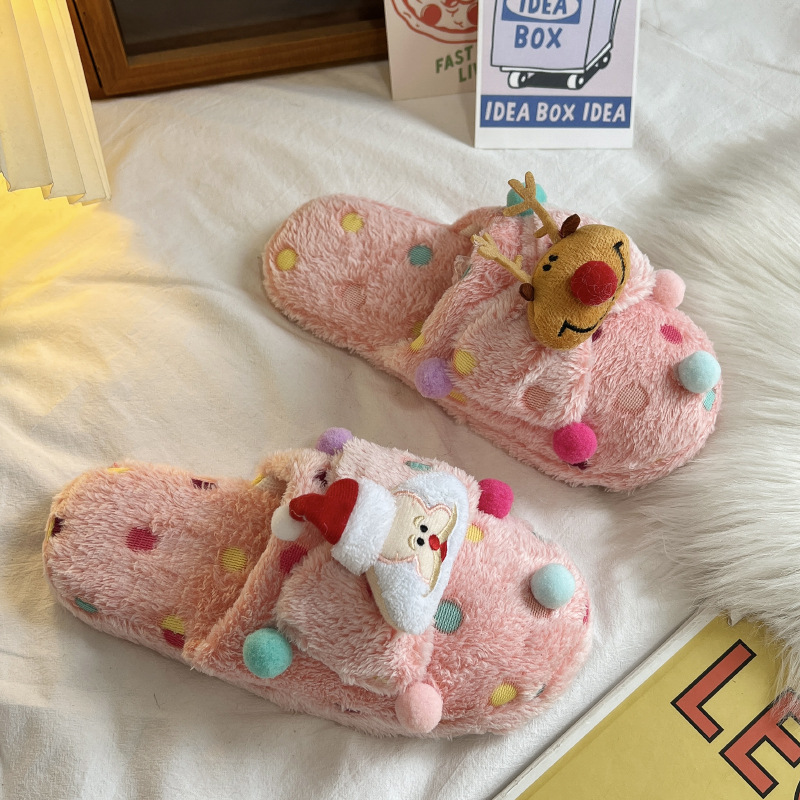 Santa, Baotou, cotton slippers 2