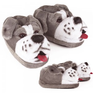 Sheep Dog Animal Slippers Funny and Original Women and Men Plush Slippers