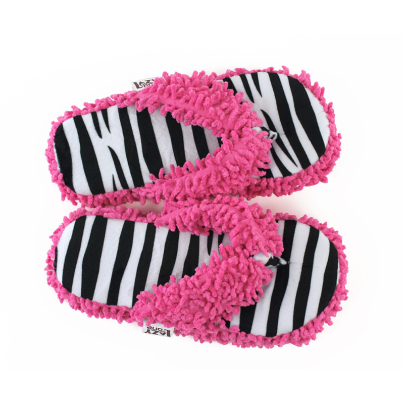 Happy Unhappy Slipper Boots  Furry Pink Monster Slippers
