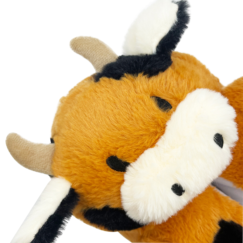 cow plush slippers-detail2