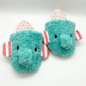 Warm Elephant Slippers & Fuzzy House Shoes for Adults & Kids