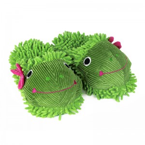 Relax Spa Sister Just For Fun Plush Fuzzy Frog Slippers