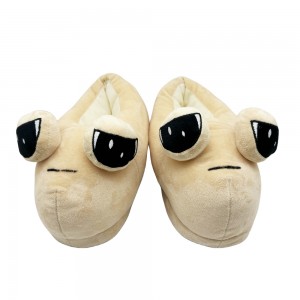 New Arrival Pou Alien Shoes Cartoon Characters Unisex Pou Plush Slippers Soft And Comfortable