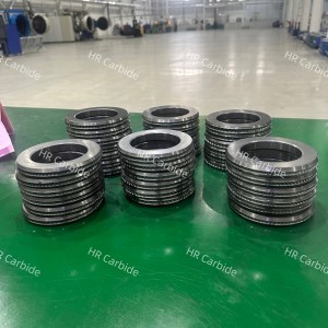 YG15 Three dimensional carbide rolls tungsten carbide roller rings use for cold milling steel bar