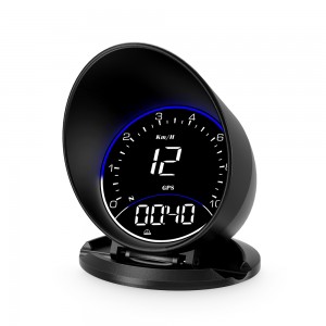 IKiKin 2 Inch G6 GPS HUD OLED Screen with Clock Speed Compass Plug and Play Fatigue Driving Alert Car Head Up Display