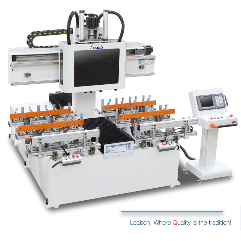 CNC mašina za urezivanje od punog drveta Automatska mašina za bušenje i urezivanje za efikasnu serijsku obradu radnih komada