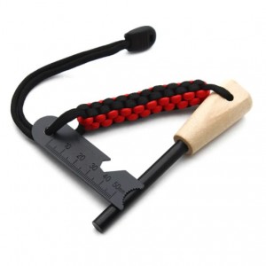 iLOOKLE Woven Paracord Wood Handle fire starter 5/16 inch